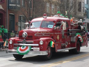 The 1956 Seagrave in York's 2012 parade.
